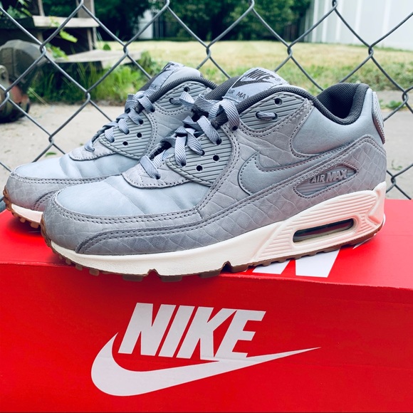 Nike Shoes - (SOLD-eb) Nike Air Max 90 • Premium Wolf Grey